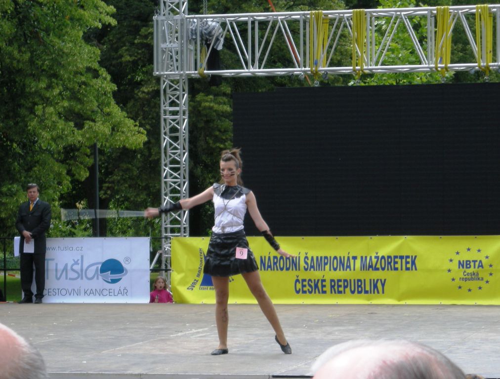 Míša - finalistka soutěže Mažoretka roku 2009
